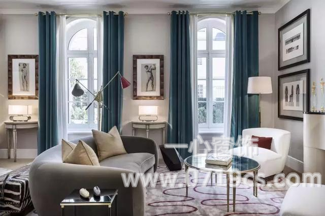 十堰窗帘：新中式别墅设计怎么搭配窗帘色彩？